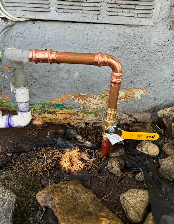 Water line leak repair by Pure Planet Plumbing in Burbank