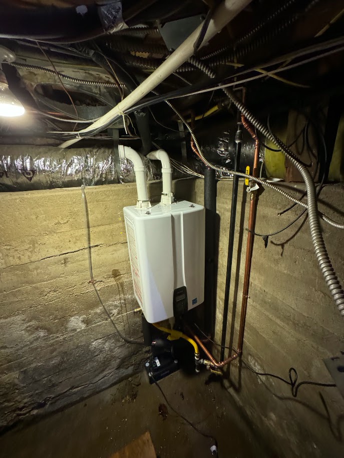 Tankless water heater conversion by Pure Planet Plumbing in Burbank